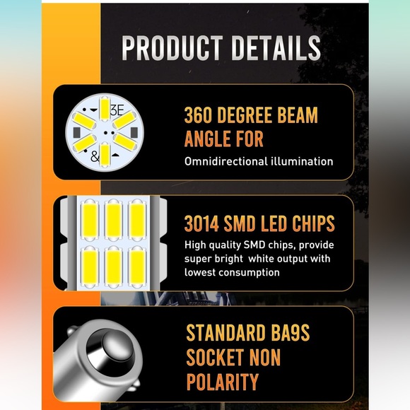 LUYED - Set of 5 LED bulbs - 6500K - Xenon White - Picture 8 of 15